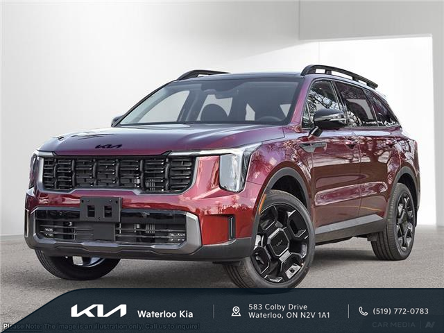 2025 Kia Sorento 2.5T X-Line Limited w/Black Interior (Stk: 25447) in Kitchener - Image 1 of 24