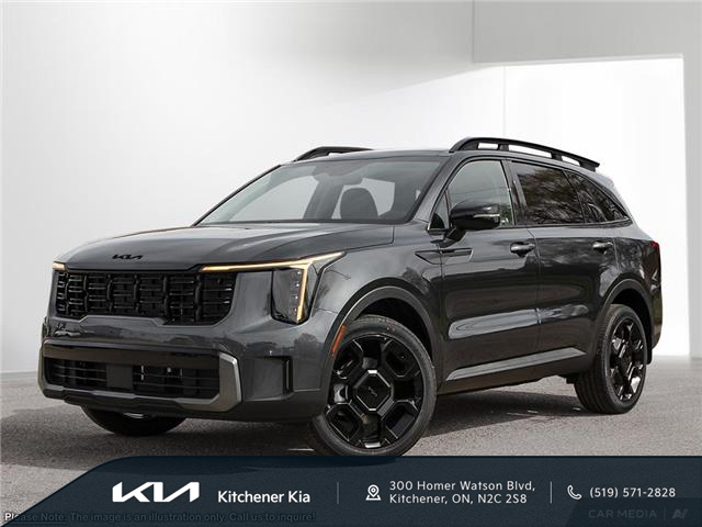 2025 Kia Sorento 2.5T X-Line (Stk: 25228) in Waterloo - Image 1 of 27