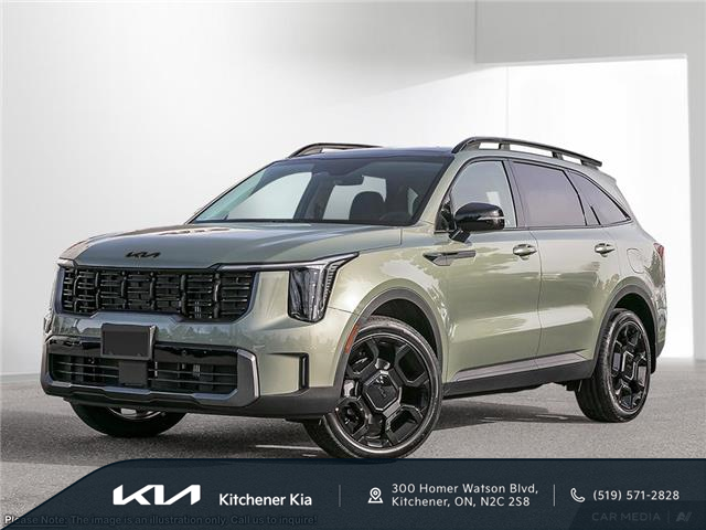 2025 Kia Sorento 2.5T X-Line (Stk: 25316) in Waterloo - Image 1 of 24