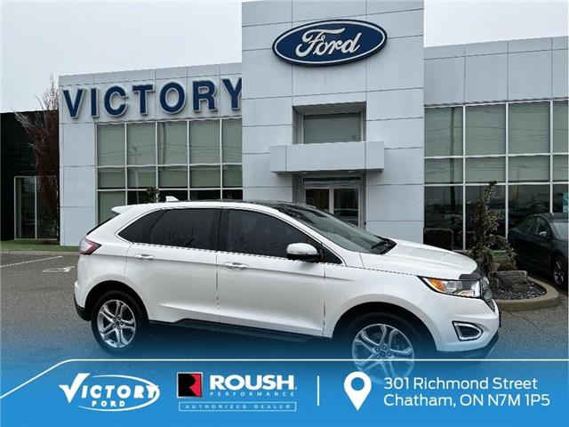 2017 Ford Edge Titanium (Stk: V21602A) in Chatham - Image 1 of 30