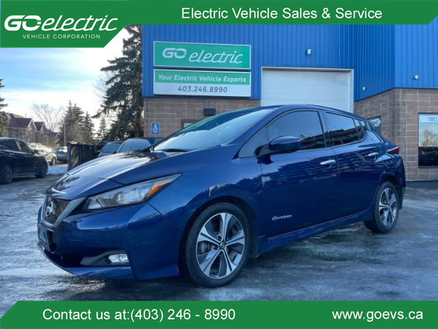 2018 Nissan LEAF SL (Stk: R-18NILBLU2694) in Calgary - Image 1 of 12