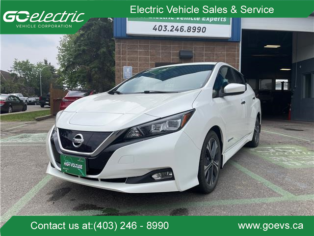 2018 Nissan LEAF SV (Stk: R-18NILWHI2389) in Calgary - Image 1 of 11