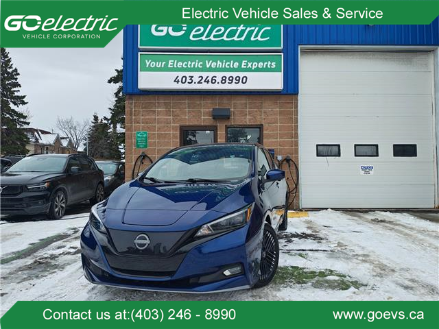 2023 Nissan LEAF SV PLUS (Stk: R-23NILBLU0115) in Calgary - Image 1 of 17
