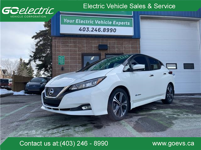 2019 Nissan LEAF SV (Stk: R-19NILWHI6021) in Calgary - Image 1 of 14