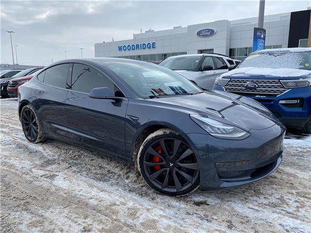 2020 Tesla Model 3 Performance (Stk: 18303) in Calgary - Image 1 of 27