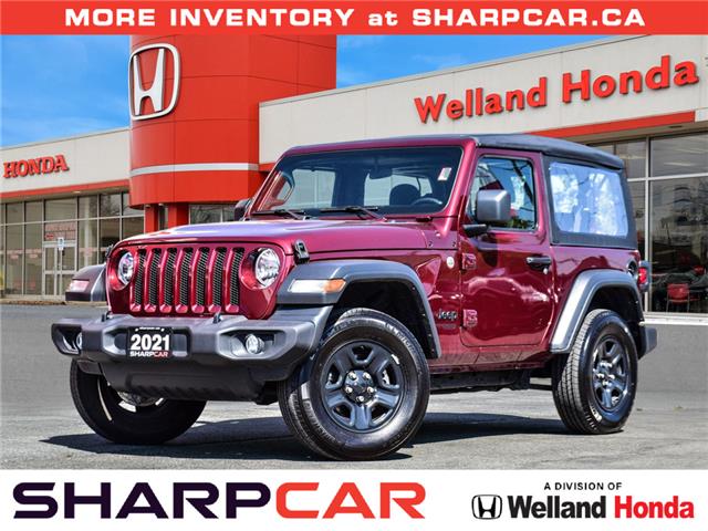2021 Jeep Wrangler Sport (Stk: S1347) in Welland - Image 1 of 19