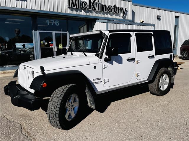 2017 Jeep Wrangler Unlimited Sport (Stk: 21117A) in Dryden - Image 1 of 6