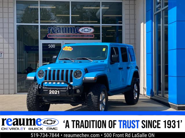 2021 Jeep Wrangler Unlimited Sahara (Stk: P-5552A) in LaSalle - Image 1 of 29