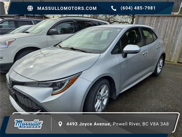 2019 Toyota Corolla Hatchback Base (Stk: 2652A) in Powell River - Image 1 of 5