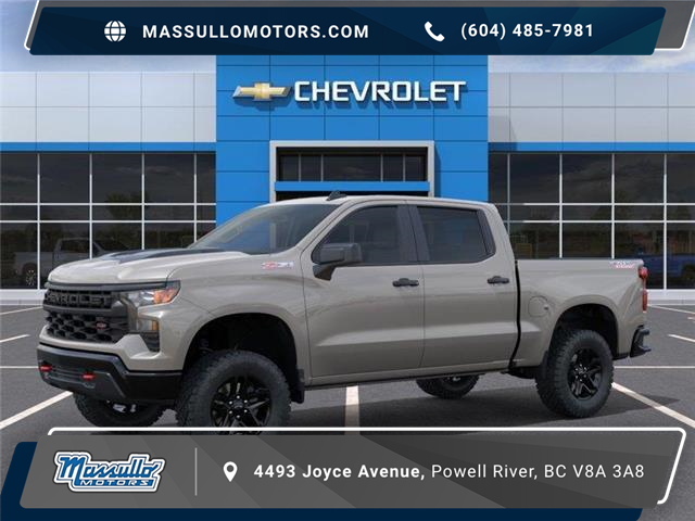 2026 Chevrolet Silverado 1500 Custom Trail Boss (Stk: 26105) in Powell River - Image 2 of 6