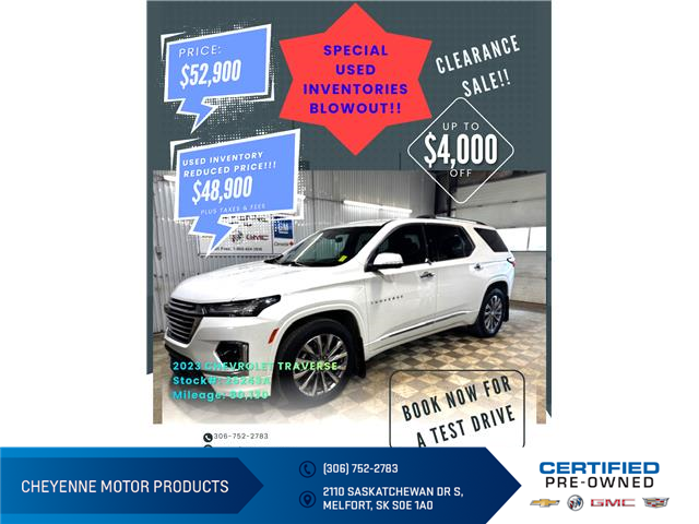 2023 Chevrolet Traverse Premier (Stk: 25243A) in Melfort - Image 1 of 15