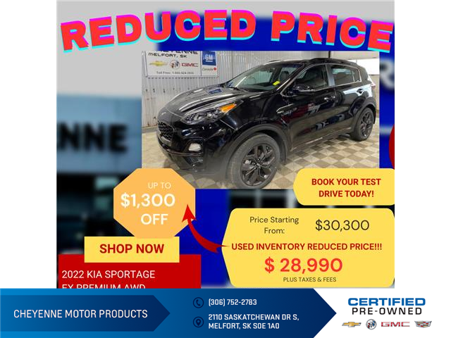 2022 Kia Sportage  (Stk: U962) in Melfort - Image 1 of 14