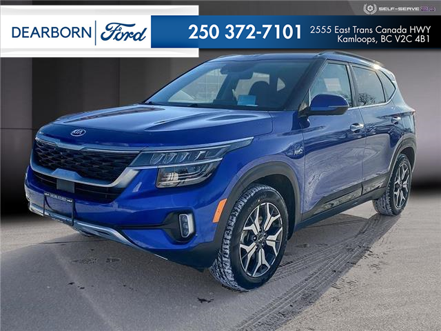 2021 Kia Seltos SX Turbo (Stk: 3L0125A) in Kamloops - Image 1 of 33