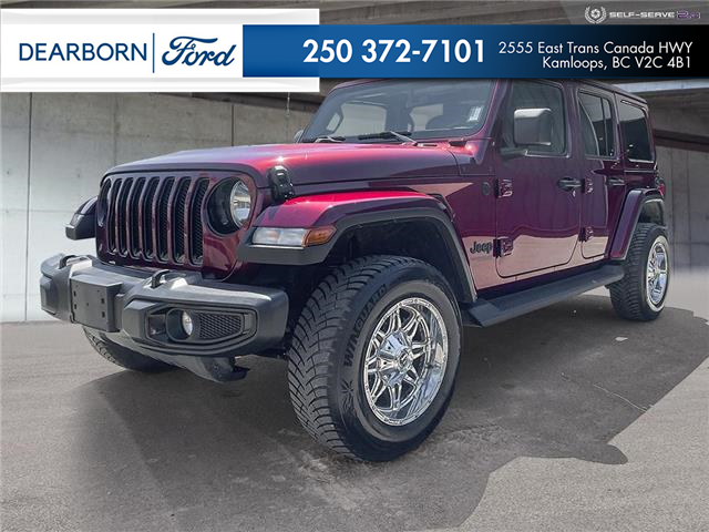2021 Jeep Wrangler Unlimited Sahara (Stk: 23P096) in Kamloops - Image 1 of 26