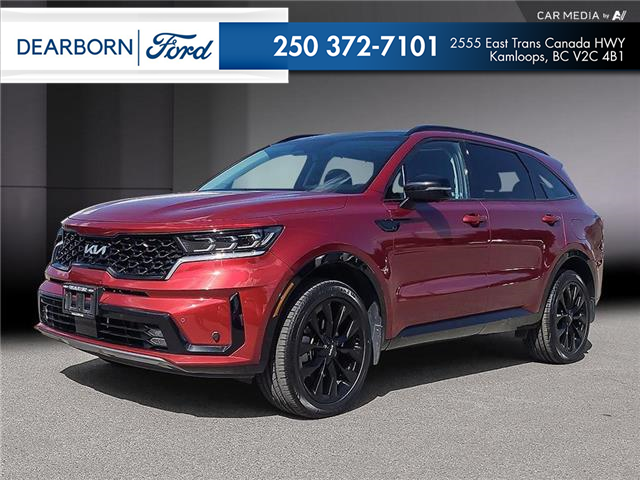 2023 Kia Sorento 2.5T SX w/Black Leather (Stk: 5H0260A) in Kamloops - Image 1 of 24