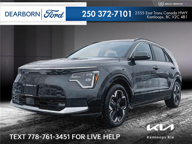 2024 Kia Niro EV Wave w/Snow White Pearl & Grey Exterior (Stk: 4N0110) in Kamloops - Image 1 of 24