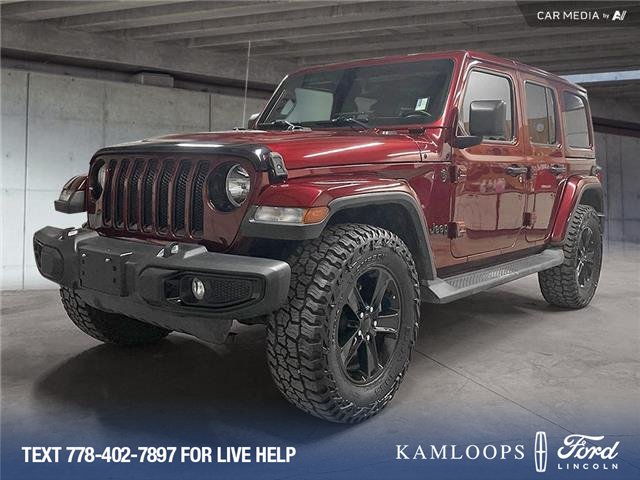 2021 Jeep Wrangler Unlimited Sahara (Stk: R4576A) in Kamloops - Image 1 of 26