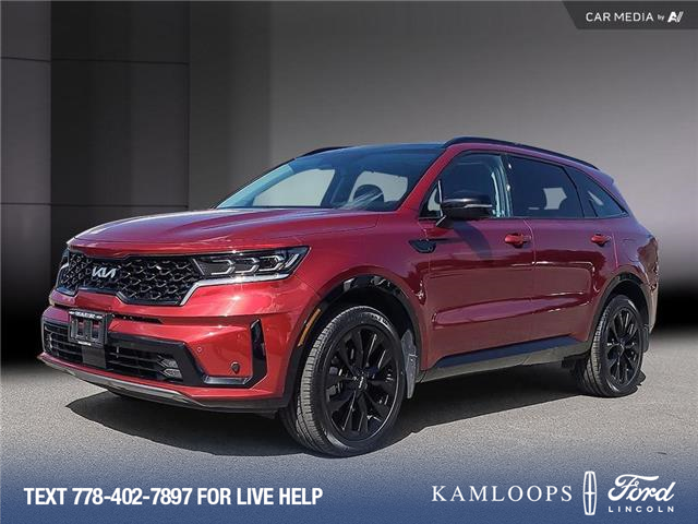 2023 Kia Sorento 2.5T SX w/Black Leather (Stk: 5H0260A) in Kamloops - Image 1 of 24