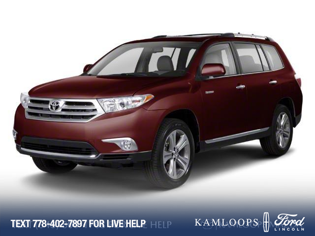 2012 Toyota Highlander V6 Limited (Stk: NS512A) in Kamloops - Image 1 of 14