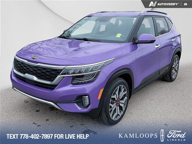 2021 Kia Seltos SX Turbo (Stk: 5T0167A) in Kamloops - Image 1 of 25