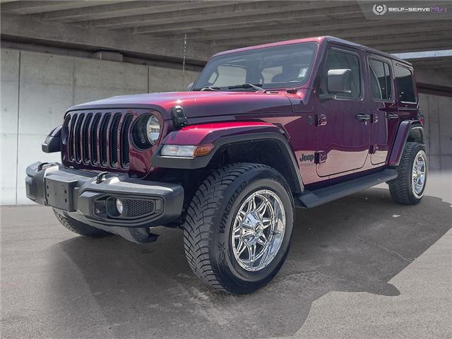 2021 Jeep Wrangler Unlimited Sahara (Stk: 23P096) in Kamloops - Image 1 of 26