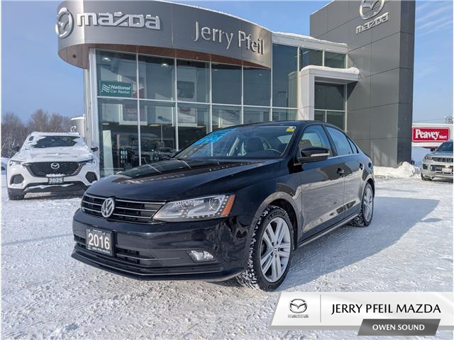 2016 Volkswagen Jetta 1.8 TSI Highline (Stk: 25245A) in Owen Sound - Image 1 of 20