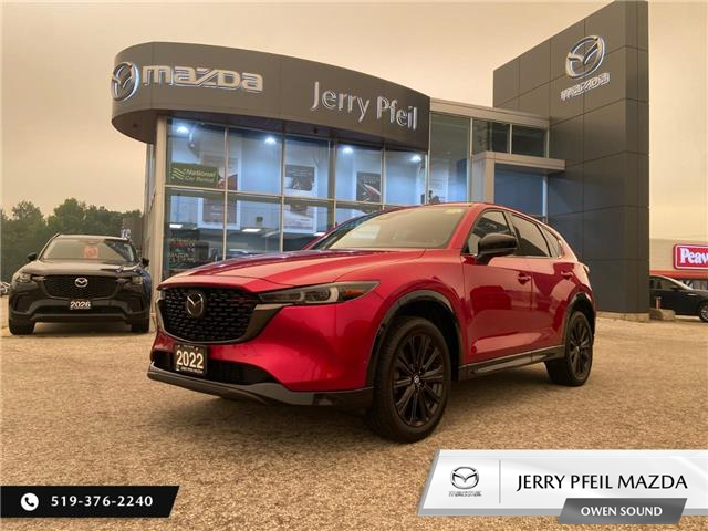 2022 Mazda CX-5 Sport Design w/Turbo (Stk: 26075A) in Owen Sound - Image 1 of 21 2022 Mazda CX-5 Sport Design w/Turbo (Stk: 26075A) in Owen Sound - Image 1 of 21