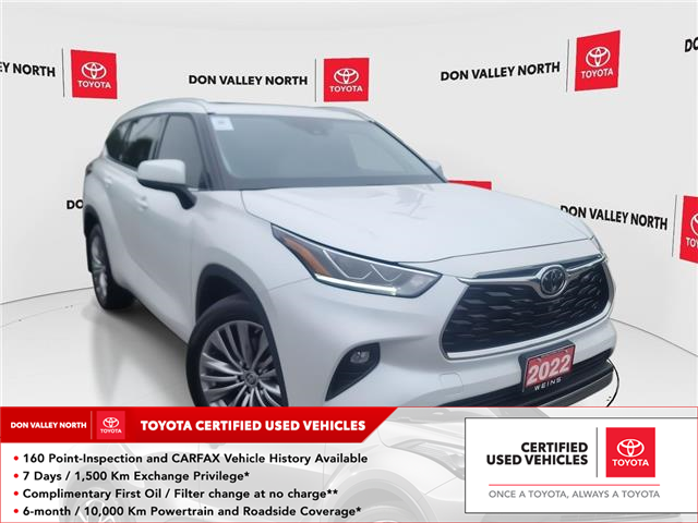 2022 Toyota Highlander Limited (Stk: 10U5739) in Markham - Image 1 of 37