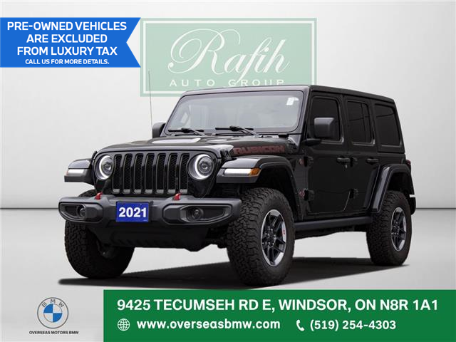 2021 Jeep Wrangler Unlimited Rubicon (Stk: B10050A) in Windsor - Image 1 of 27