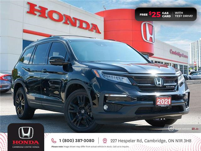 2021 Honda Pilot Black Edition (Stk: 22953A) in Cambridge - Image 1 of 27