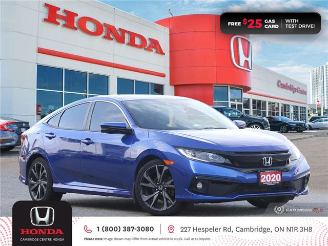 2020 Honda Civic Sport (Stk: 22877C) in Cambridge - Image 1 of 27