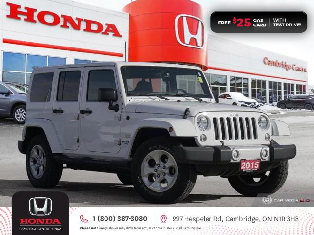 2015 Jeep Wrangler Unlimited Sahara (Stk: 23548A) in Cambridge - Image 1 of 27