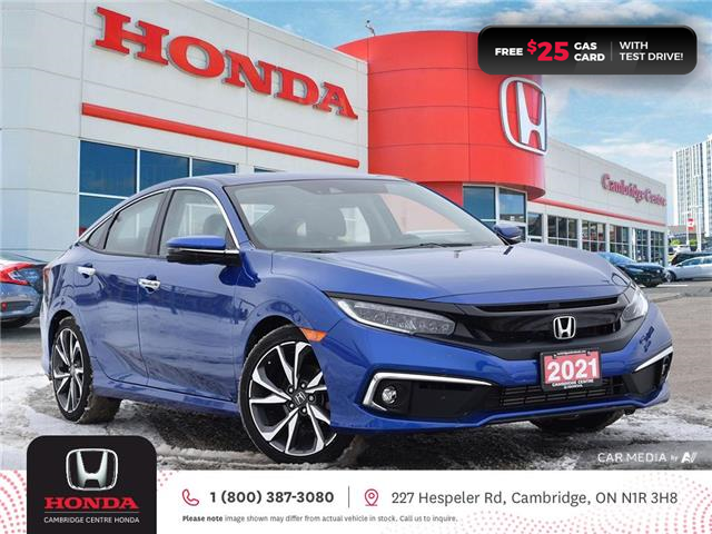 2021 Honda Civic Touring (Stk: 24460A) in Cambridge - Image 1 of 27