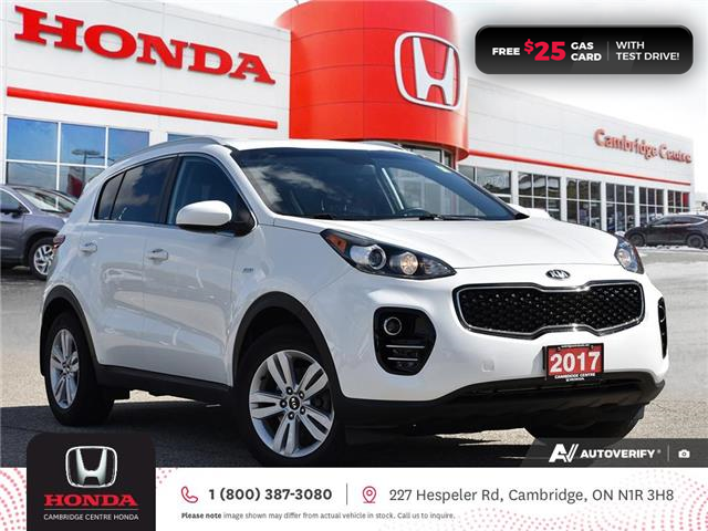 2017 Kia Sportage LX White with 88,236km at $19,521
