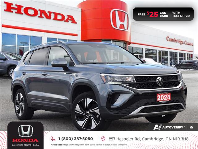 2024 Volkswagen Taos Comfortline (Stk: U5715) in Cambridge - Image 1 of 27