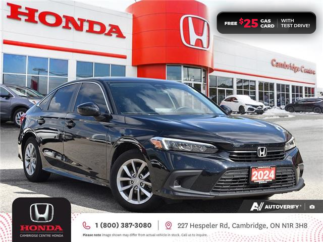 2024 Honda Civic EX (Stk: 25032A) in Cambridge - Image 1 of 28 2024 Honda Civic EX (Stk: 25032A) in Cambridge - Image 1 of 28