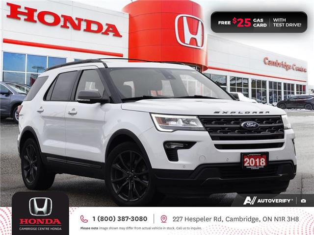 2018 Ford Explorer XLT White with 161,860km at $19,521