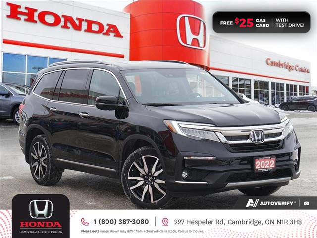 2022 Honda Pilot Touring 8P (Stk: 25213A) in Cambridge - Image 1 of 29 2022 Honda Pilot Touring 8P (Stk: 25213A) in Cambridge - Image 1 of 29