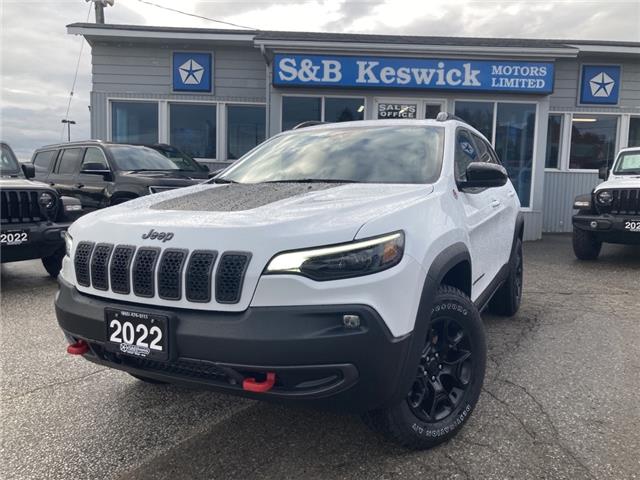 2022 Jeep Cherokee Trailhawk (Stk: 22192) in Keswick - Image 1 of 28