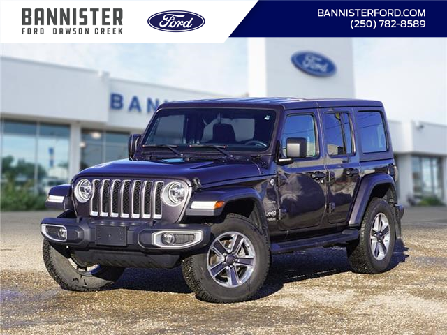 2020 Jeep Wrangler Unlimited Sahara (Stk: PW2407) in Dawson Creek - Image 1 of 21