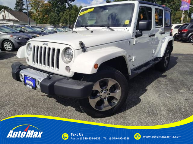 2018 Jeep Wrangler JK Unlimited Sahara (Stk: B1458) in Sarnia - Image 1 of 30