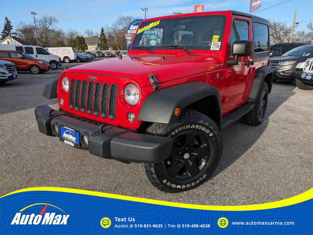 2016 Jeep Wrangler Sport (Stk: B1482) in Sarnia - Image 1 of 27