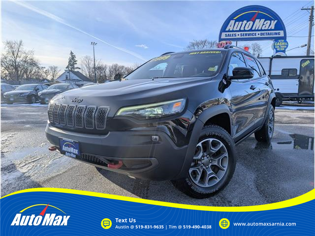 2022 Jeep Cherokee Trailhawk (Stk: B1775) in Sarnia - Image 1 of 29