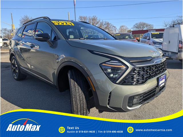 2023 Kia Sportage X-Line Limited w/Green Interior (Stk: B1801) in Sarnia - Image 3 of 30