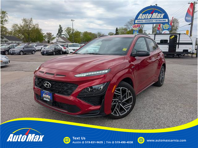 2022 Hyundai Kona 1.6T N Line w/Ultimate Package (Stk: B1805A) in Sarnia - Image 1 of 29