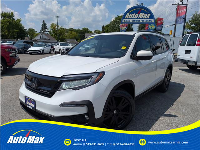 2021 Honda Pilot Black Edition (Stk: B1877) in Sarnia - Image 1 of 27