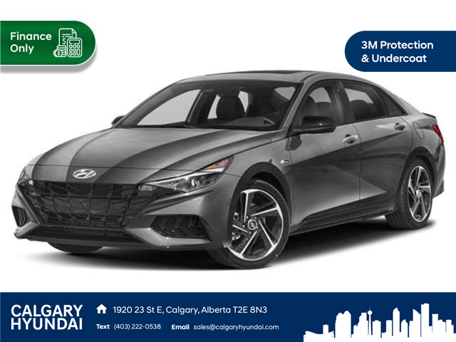 2023 Hyundai Elantra N Line Ultimate (Stk: N439761) in Calgary - Image 1 of 9