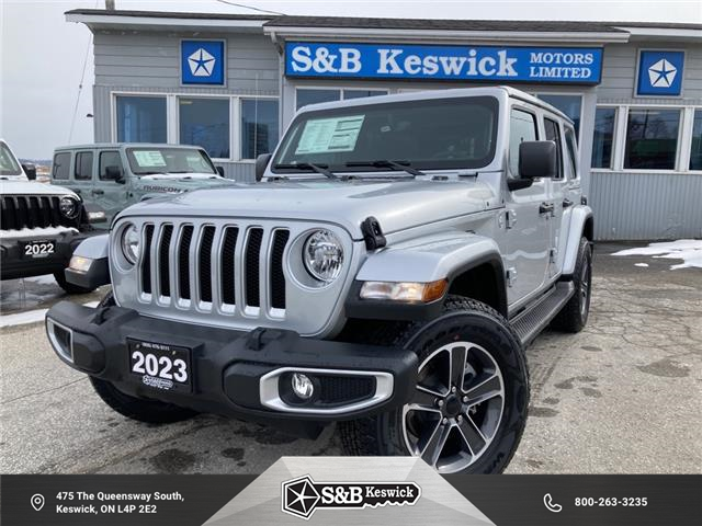 2023 Jeep Wrangler Sahara (Stk: 23010) in Keswick - Image 1 of 29