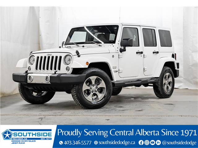 2018 Jeep Wrangler JK Unlimited Sahara (Stk: 14832) in Red Deer - Image 1 of 23