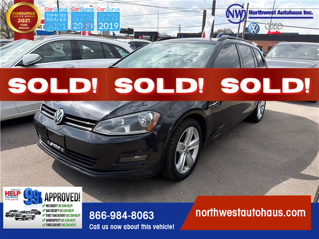 2017 Volkswagen Golf SportWagen 1.8 TSI Comfortline (Stk: 1321) in North York - Image 1 of 26